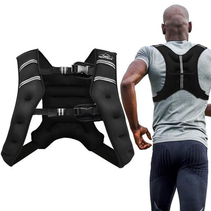 Aduro Sport Weighted Vest Workout Equipment, 4Lbs/6Lbs/12Lbs/20Lbs/25Lbs Body Weight Vest for Men, Women, Kids (12 Pounds (5.44 KG))